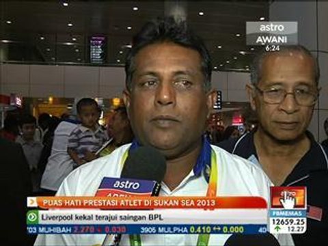 Puas hati prestasi atlet di Sukan SEA 2013