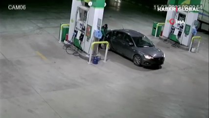 Manisa'da bir kişi aracının deposunu doldurup para ödemeden kaçtı