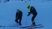 Pordenone - Soccorso su neve e ghiaccio, addestramento dei Vigili del Fuoco (12.03.22)