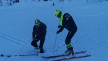Pordenone - Soccorso su neve e ghiaccio, addestramento dei Vigili del Fuoco (12.03.22)