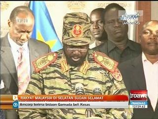 Rakyat Malaysia di Selatan Sudan selamat