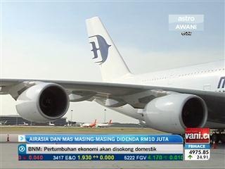 AirAsia dan Mas masing-masing didenda RM10 juta