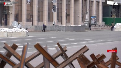 لقطات لمروحيات روسية تهاجم مواقع أوكرانية