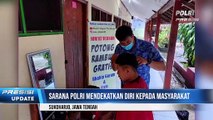 Bhabinkamtibmas Polres Sukoharjo Gelar Potong Rambut Gratis Untuk Santri Ponpes