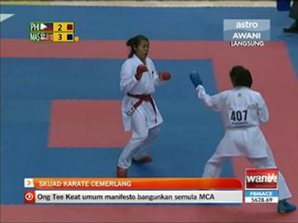 Skuad Karate cemerlang