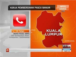 Kerja pembersihan pasca banjir: Reaksi Mohd Fesal Idris