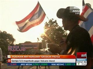 Penunjuk anti kerajaan teruskan protes