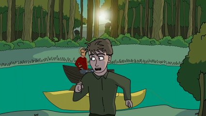 Scary Fishing- Short Animated Thriller Movie (English)