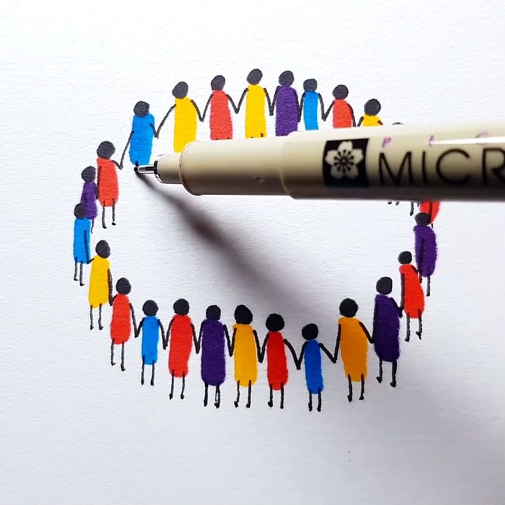 How to Draw - Easy 3D People & Art Illusions 2022