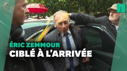 À Moissac, Éric Zemmour visé par un jet d’œuf