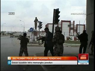 Ibu pejabat polis jadi sasaran penentang