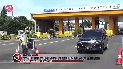 Aturan Ganjil Genap di Lima Gerbang Tol ke Bandung Tetap Diberlakukan