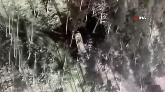 Ukrayna, Rus ordusuna ait çok namlulu roketatar sistemini vurdu