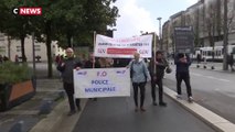 Nantes : les policiers municipaux manifestent pour réclamer plus de sécurité