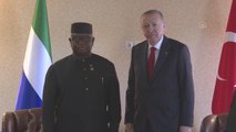 Cumhurbaşkanı Erdoğan, Sierra Leone Cumhurbaşkanı Bio ile görüştü