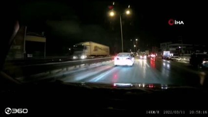 Son dakika haberleri: 13 aracın karıştığı zincirleme kaza kamerada