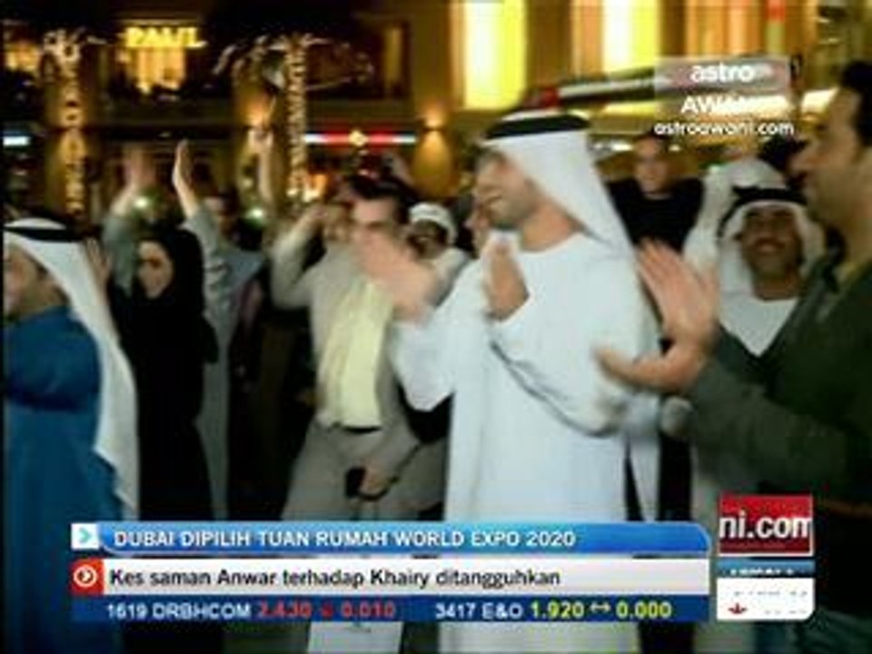 Dubai dipilih tuan rumah World Expo 2020