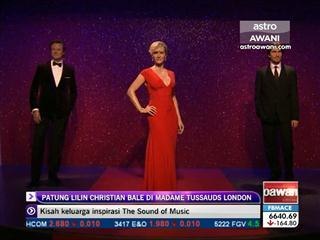 Patung lilin Christian Bale di Madame Tussauds di London