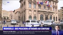 Des policiers attaqués au couteau à Marseille, l'agresseur abattu