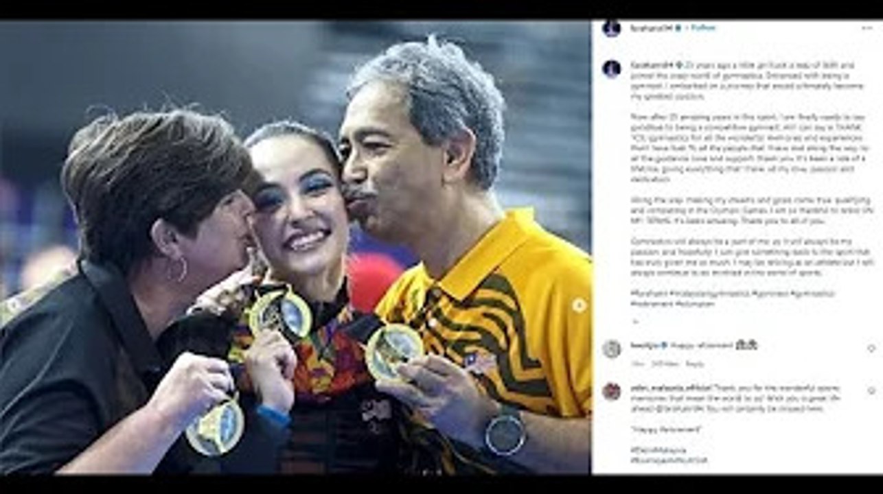 Terima kasih dunia gimnastik! Farah Ann ucap selamat tinggal selepas 25 tahun