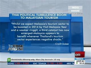 Thai political turbulence boom to Malaysian tourism