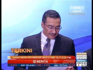 Sidang Media Mencari MH370 Hari ke-5 (5:30pm)