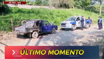 ¡Espantoso! Muertos hallan a dos hombres en la "paila" de un pickup en SPS