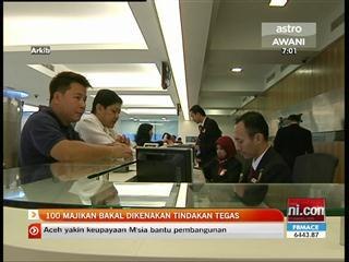 100 majikan bakal dikenakan tindakan tegas