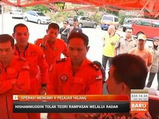 Operasi mencari 4 pelajar hilang di Hutan Lipur