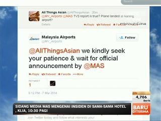 Henti spekulasi kehilangan pesawat MH370