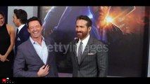 Hugh Jackman & Ryan Reynolds attend The Adam Project New York Premiere on February 28, 2022