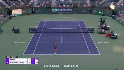 Indian Wells - Muguruza sortie au 2e tour
