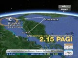 Kronologi laluan penerbangan MAS MH370