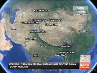 Tumpuan mencari ke koridor utara dan koridor selatan