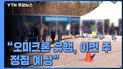 어젯밤 9시까지 33만7천여 명 확진..."이번 주중 정점 예상" / YTN