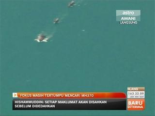 Fokus masih tertumpu mencari MH370