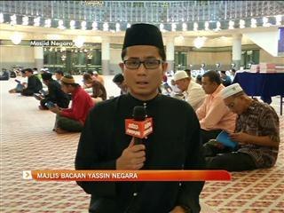 Majlis bacaan Yassin di Masjid Negara