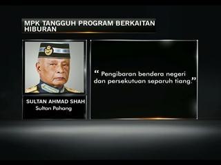 Pahang kibar bendera separuh tiang