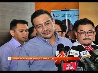 Tiada yang pelik dalam simulator