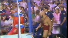 Ric Flair vs. Nikita Koloff The Great American Bash 1985