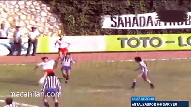 Antalyaspor 0-0 Sarıyer [HD] 12.10.1986 - 1986-1987 Turkish 1st League Matchday 8