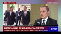 Azerbaycan Dışişleri Bakanı Ceyhun Bayramov Haber Global'e konuştu