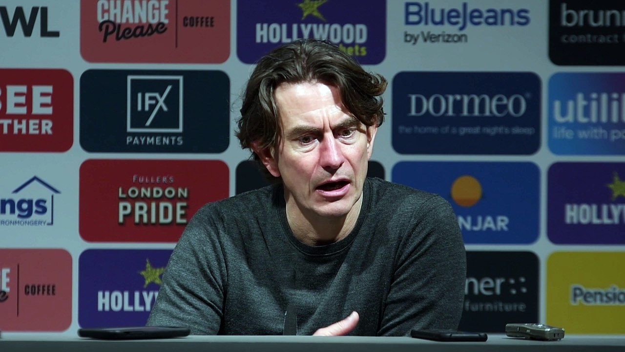 Brentford 2, Burnley 0 | Brentford boss Thomas...