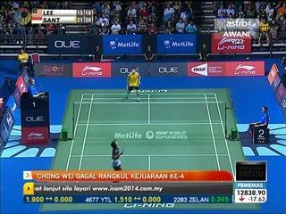 Chong Wei gagal rangkul kejuaraan ke-4