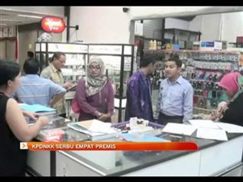 KPDNKK serbu 4 premis jual barangan tiruan