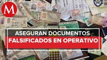 Detienen a presunto falsificador de documentos en Centro Histórico de CdMx