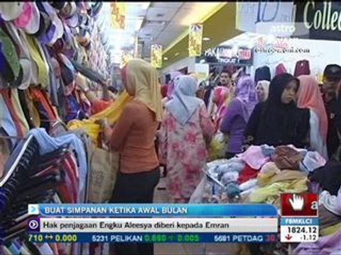 Buat simpanan ketika awal bulan