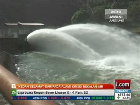 Kedah selamat daripada alami krisis bekalan air