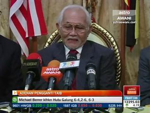 Perkembangan peletakan jawatan Ketua Menteri Sarawak