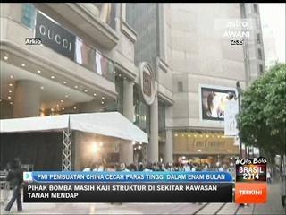 Indeks PMI pembuatan China cecah paras tinggi dalam enam bulan